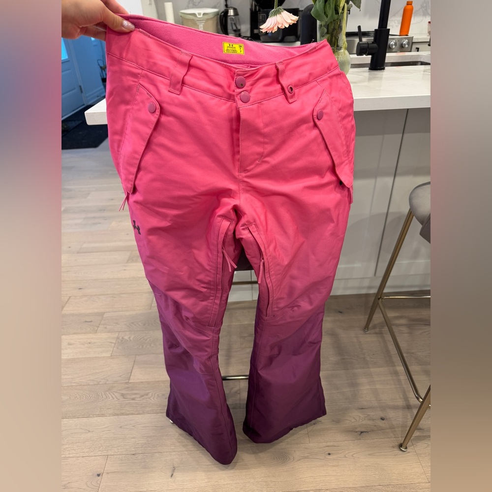 Under Armour Women’s Pink and Purple Ombré Snow Pants